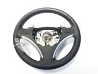 Volan piele cu comenzi si padele, cod 6774968-02, Bmw 3 Touring (E91)