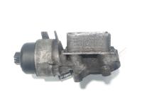 Carcasa filtru ulei cu racitor ulei, cod 9656830180, Ford Focus C-Max, 2.0 TDCI, G6DA (id:494457)