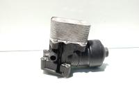 Carcasa filtru ulei cu racitor ulei, cod 03L115389C, 03L117021C, Audi A4 (8K2, B8) 2.0 TDI, CJC (id:499345)