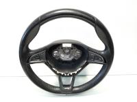 Volan piele cu comenzi, cod 5E0419091BQ, Skoda Superb III Combi (3V5) (id:541468)