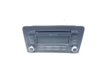 Radio CD, cod 8P0035186AB, Audi A3 Cabriolet (8P7) (id:586242)