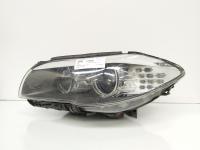 Far stanga cu lupa si xenon, Bmw 5 (F10), vol pe dr (id:619003)