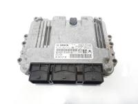 Calculator motor ECU Bosch, cod 9664843780, 0281013872, Peugeot 407, 1.6 HDI, 9HZ (idi:483386)