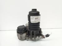 Carcasa filtru ulei cu racitor ulei, cod 059115397L, Audi A6 (4F2, C6), 3.0 TDI, BMK (id:665027)