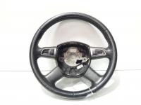 Volan piele cu comenzi, cod 8K0419091BG, Audi A4 (8K2, B8) (id:666173)