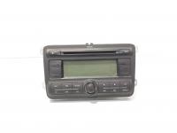 Radio CD, cod 5J0035161A, Skoda Fabia 2 Combi (5J, 545) (id:680640)
