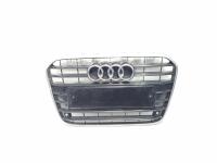 Grila bara fata centrala sus cu sigla cu loc de senzori, cod 4G0807233, Audi A6 Avant (4G5, C7) (id:684111)