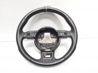 Volan piele cu comenzi si padele, cod 8K0419091CB, Audi A5 Sportback (8TA) (id:694689)
