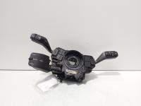 Man semnalizare cu man stergator si spirala volan cu man comenzi radio, cod 4M5T-14A664-AB, Ford Focus 2 (DA) (id:696937)