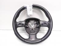 Volan piele cu padele si comenzi, cod 8P0419091, Audi Q5 (8RB) (id:697320)