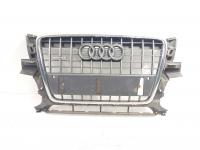 Grila bara fata centrala cu sigla cu loc de senzori, cod 8R0853651B, Audi Q5 (8RB) (id:699868)
