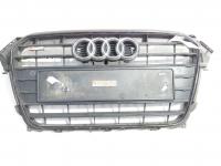 Grila bara fata centrala sus cu sigla si loc de senzori, Audi A4 Avant (8K5, B8) facelift (id:712839)