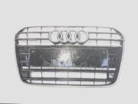 Grila bara fata centrala cu sigla si loc de senzori, Audi A6 Allroad (4GH, C7) (idi:713634)