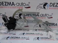 Macara cu motoras stanga fata, GM13100417, GM13101480, Opel Astra H 2004-2008 (id:211438)