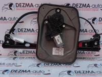 Macara cu motoras stanga fata 5J2837401B, 6Q1959802E, Skoda Fabia 2 (5J) 2006-2013 (id:212651)