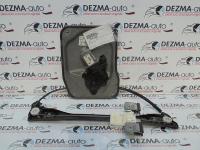 Macara cu motoras stanga fata, 5J2837401B, 6Q1959802E, Skoda Fabia 2 (5J)