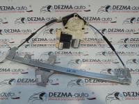 Macara cu motoras dreapta fata, 9634456880, 9649911680, Peugeot 307 sedan