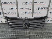 Grila bara fata centrala cu sigla, 3B0853651L, Vw Passat (3B3)