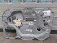 Macara cu motoras dreapta fata 4M5T-14553, Ford Focus 2 hatchback (DA) 2007-2011