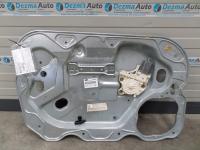 Macara cu motoras stanga fata 4M5T-14A389, Ford Focus 2, 2007-2011