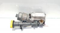 Carcasa filtru ulei cu racitor ulei, Opel Astra H Combi, 1.3 cdti, Z13DTH, cod GM55210824