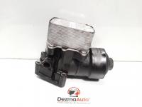 Carcasa filtru de ulei cu racitor de ulei, Skoda Octavia 2 Combi (1Z5) [Fabr 2004-2013] 1.6 tdi, CAY, 03L115389C, 03L117021C (id